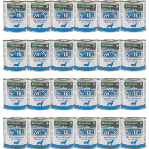 FARMINA Vet Life Dog Hypoallergenic Duck&Potato – mokré krmivo pro psy – 24 x 300 g