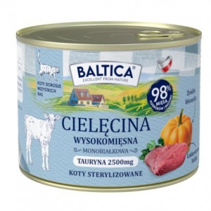 BALTICA Smaki regionów Veal - mokré krmivo pro kočky - 185g
