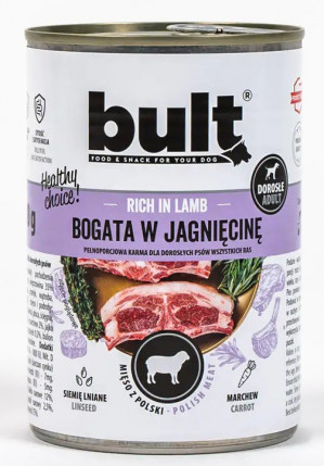 BULT Rich in lamb - Mokré krmivo pro psy - 800 g