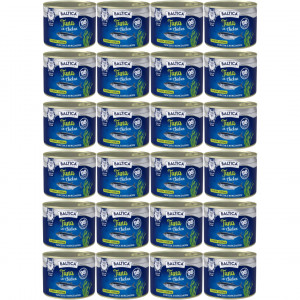BALTICA Excellent Tuňák s kuřecím masem - mokré krmivo pro kočku - 24x185g