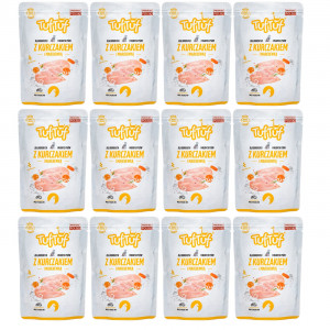 TUF TUF with chicken and carrot - vlhké krmivo pro psy - 12x100g