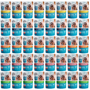 FRENDI kousky v omáčce MIX příchutí - mokré krmivo pro kočky - 40x100g