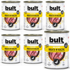 BULT Rich in duck - Mokré krmivo pro psy - 6x800 g