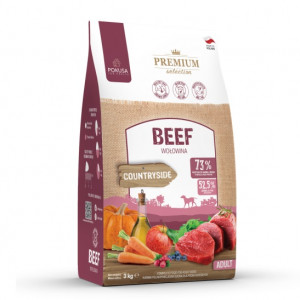 POKUSA Premium Selection Beef Adult - suché krmivo pro psy - 3kg