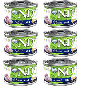 FARMINA N&D Cat Natural Lamb - vlhké krmivo pro kočky - 6x140 g