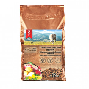 O'CANIS Premium Lamb with millet, potatoes, and red beetroot - suché krmivo pro psy - 12kg