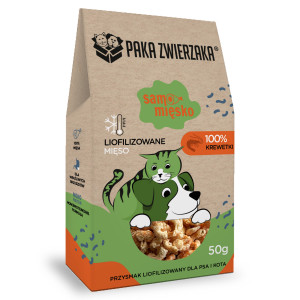 PAKA ZWIERZAKA Samo Mięsko Shrimps - pamlsek pro psa - 70g