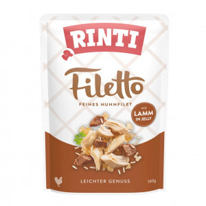 RINTI Filetto Chicken fillet with lamb - vlhké krmivo pro psy - 100g