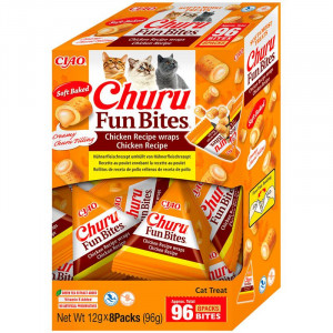 INABA Churu Fun Bites Chicken - pamlsek pro kočky - 8x12g