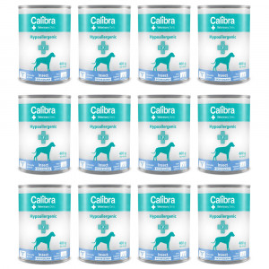 CALIBRA VD Dog Hypoallergenic Hmyz&Losos - mokré krmivo pro psy - 12x400g