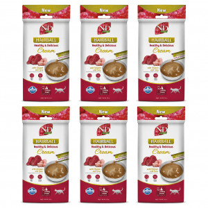 FARMINA N&D Quinoa Cat Hairball Cream with Chicken & Tuna box – pamlsek pro kočku – 6x(4x15g)
