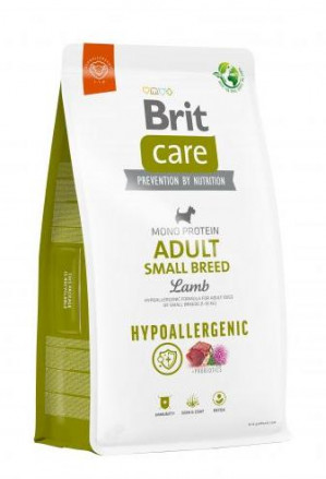 BRIT Care Hypoallergenic Adult Small Breed Lamb&Rice - suché krmivo pro psy - 3 kg