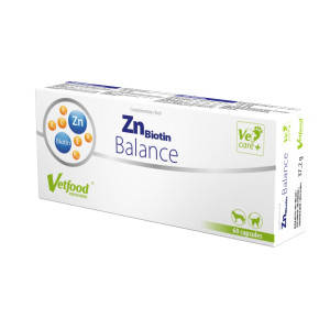 VETFOOD ZnBiotin Balance - doplňky stravy pro psy a kočky - 60ks