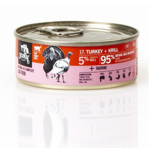 3COTY Turkey with krill - mokré krmivo pro kočky - 80g