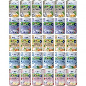 BALTICA Chutě regionů Štěně MIX příchutí - mokré krmivo pro psy - 30x400g