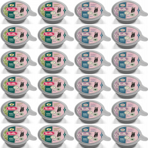 FOLK Kitten Jemný pokrm pro kotě MIX příchutí – mokré krmivo pro koťata – 24x85g