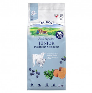 BALTICA Flavours of regions Junior Lamb with veal - suché krmivo pro psy - 3kg