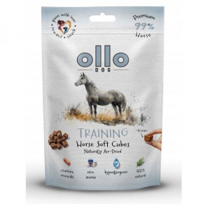 OLLO Air Dried Training Horse Cubes - pamlsek pro psa - 80g