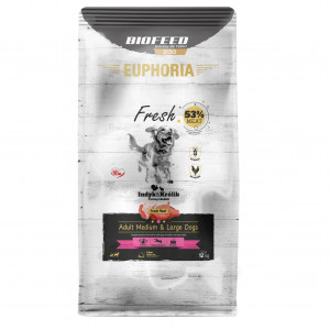 EUPHORIA Fresh Adult Medium & Large dogs Turkey with rabbit - suché krmivo pro psy - 12kg