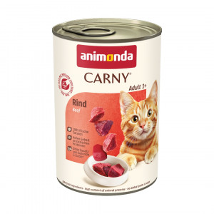 ANIMONDA Carny Adult Mono Beef - mokré krmivo pro kočky - 400g