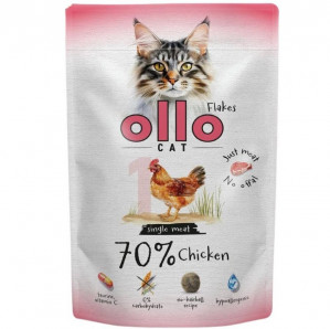 OLLO Cat No. 1 Chicken Mono - mokré krmivo pro kočky - 85g