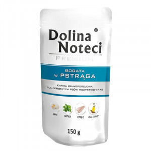 Dolina Noteci Premium bohaté na pstruhy - mokré krmivo pro psy - 150g