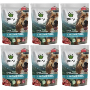 TURNA s jehněčím – mokré krmivo pro psy – 6x500g