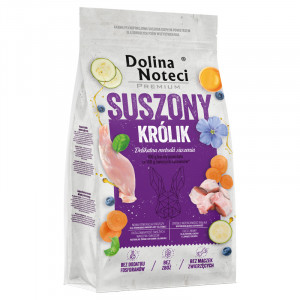 DOLINA NOTECI Premium Dried Rabbit - sušené krmivo pro psy - 9kg