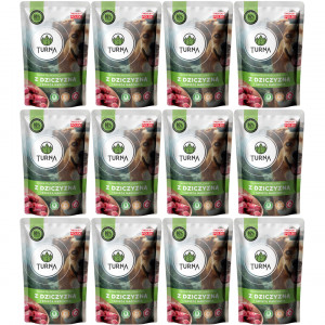 TURNA se zvěřinou – mokré krmivo pro psy – 12x500g