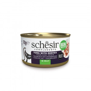 SCHESIR Oceanic Adult Tuna with Dentic - vlhké krmivo pro kočky - 70g