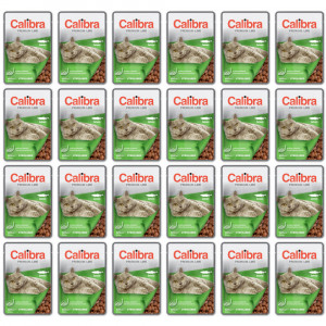 CALIBRA Cat Premium Sterilised Salmon - mokré krmivo pro kočky - 24x100g