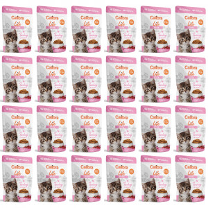 CALIBRA Cat Life Kitten Turkey in gravy - mokré krmivo pro kočky - 24x85g