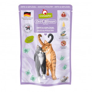 GRANATAPET DeliCATessen Duck and poultry - mokré krmivo pro kočky - 85g