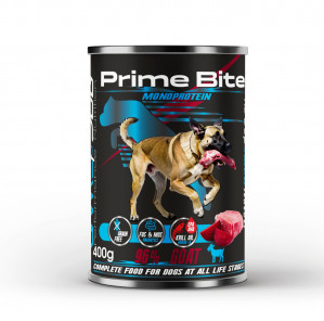 PRIME BITE Monoprotein Goat with beetroot - vlhké krmivo pro psy - 400g