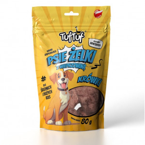 TUF TUF Psie żelki - pork fudge - pamlsek pro psa - 80g