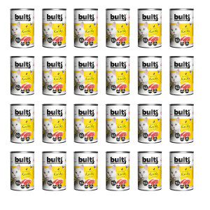 BULTI Rich in duck - mokré krmivo pro kočky - 24x400g
