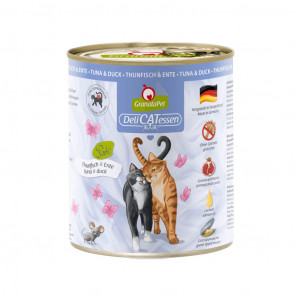 GRANATAPET DeliCATessen Tuna and duck - mokré krmivo pro kočky - 800g