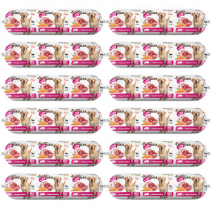 BIOFEED Nasz Pies Salám s vepřovým masem – mokré krmivo pro psy – 12x1 kg