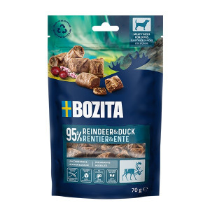 BOZITA Meaty bites Reindeer and duck - pamlsek pro psa - 70g