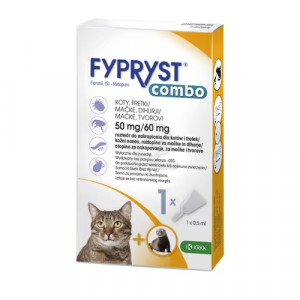 FYPRYST Combo 50/60mg - kapky proti blechám a klíšťatům pro kočky – 1x0.5ml