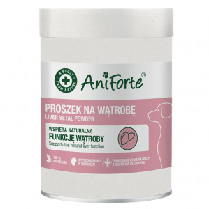 ANIFORTE Liver vetal powder - doplňky stravy pro psy - 100g