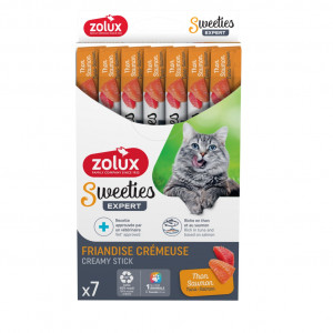 ZOLUX Sweeties with tuna and salmon - pamlsek pro kočky - 7x14g