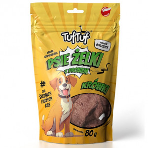 TUF TUF Psie żelki - poultry fudge - pamlsek pro psa - 80g