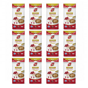 FARMINA N&D Quinoa Cat Senior Cream with Chicken & Tuna box – pamlsek pro kočku – 12x(4x15g)