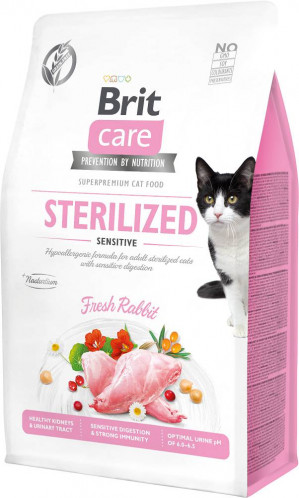 BRIT Care Grain-Free Sterilized Sensitive - suché krmivo pro kočky - 400 g 