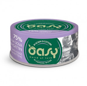 OASY More Love Kitten Chicken with eggs - mokré krmivo pro kočky - 70g