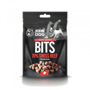 JOHN DOG Soft Bites Bits Beef 70% - pochoutka pro psy - 100g