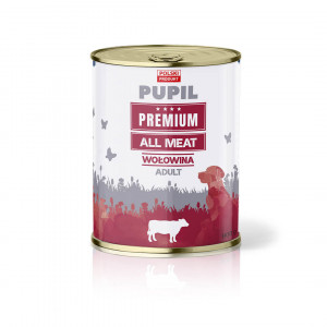 PUPIL Premium All Meat Beef - vlhké krmivo pro psy - 800g