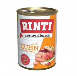 RINTI Kennerfleisch Chicken - vlhké krmivo pro psy - 400g