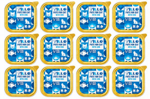 TILLO Paštika s treskou - mokré krmivo pro kočky - 12x100g
